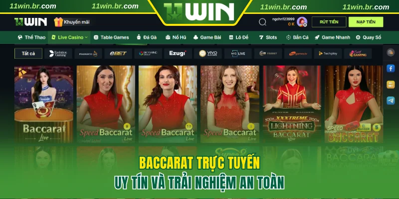 Trải Nghiệm Baccarat Trực Tuyến Uy Tín Tại Nhà Cái Hàng Đầu 1 Baccarat trực tuyến uy tín